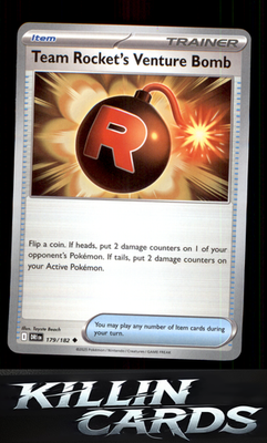 Team Rocket's Venture Bomb 179/182 Pokemon Uncommon SV10: Destined Rivals Card N