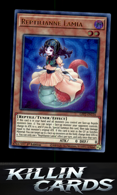 1st Edition Reptilianne Lamia GFP2-EN116 YuGiOh Ultra Rare Ghosts From the Past: