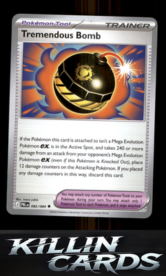 Tremendous Bomb - 082/084 082/084 Pokemon Uncommon ME05: Pitch Black Card NM