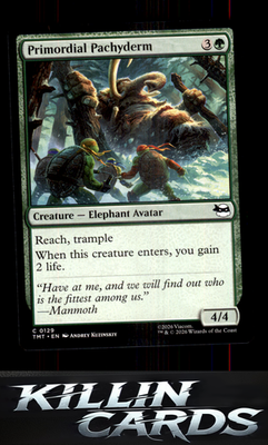 Primordial Pachyderm 129 Magic C Teenage Mutant Ninja Turtles Card NM