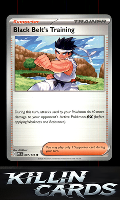 Black Belt's Training - 097/131 097/131 Pokemon Common SV: Prismatic Evolutions