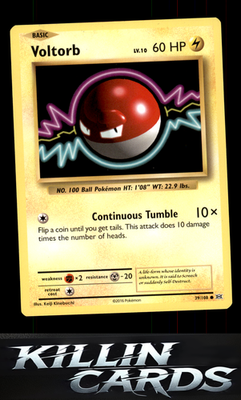 Voltorb 39/108 Pokemon Common XY - Evolutions Card NM