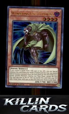 1st Edition Wandering King Wildwind GFP2-EN110 YuGiOh Ultra Rare Ghosts From the