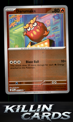 Reverse Holofoil Darumaka 015/094 Pokemon Common ME02: Phantasmal Flames Card NM