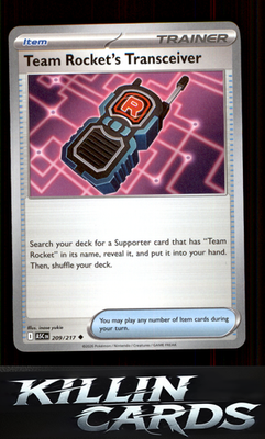 Team Rocket's Transceiver - 209/217 209/217 Pokemon Uncommon ME: Ascended Heroes