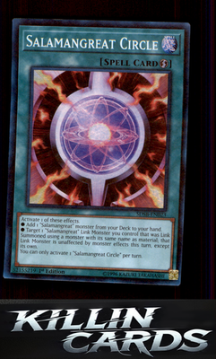 1st Edition Salamangreat Circle SDSB-EN023 YuGiOh Super Rare Structure Deck: Sou