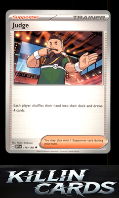 Judge 176/198 Pokemon Uncommon SV01: Scarlet & Violet Base Set Card NM