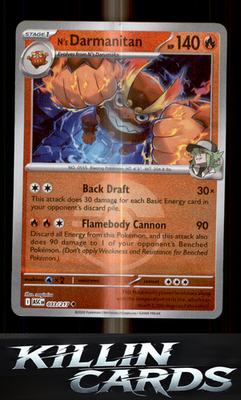 Reverse Holofoil N's Darmanitan (Poke Ball) 033/217 Pokemon Uncommon ME: Ascende