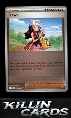 Reverse Holofoil Dawn 087/094 Pokemon Uncommon ME02: Phantasmal Flames Card NM