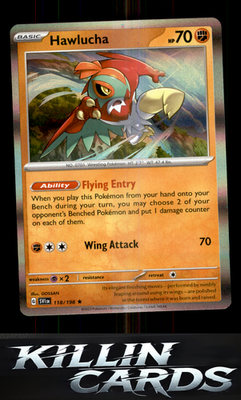 Hawlucha 118/198 Pokemon Rare SV01: Scarlet & Violet Base Set Card NM
