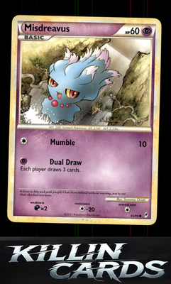Misdreavus 65/95 Pokemon Common Call of Legends Card LP