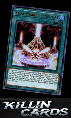 1st Edition Salamangreat Sanctuary BLHR-EN072 YuGiOh Ultra Rare Battles of Legen