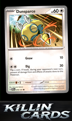 Dunsparce 079/131 Pokemon Common SV: Prismatic Evolutions Card NM