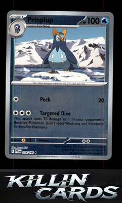 Reverse Holofoil Prinplup 028/094 Pokemon Common ME02: Phantasmal Flames Card NM