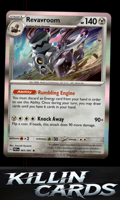 Revavroom - 065/091 065/091 Pokemon Rare SV: Paldean Fates Card NM