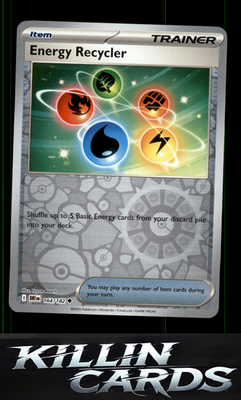 Reverse Holofoil Energy Recycler 164/182 Pokemon Uncommon SV10: Destined Rivals