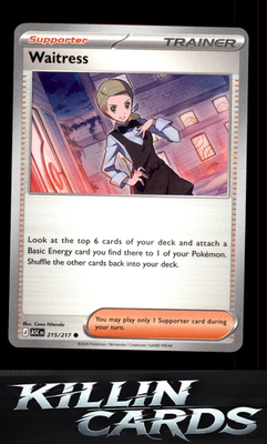 Waitress 215/217 Pokemon Common ME: Ascended Heroes Card NM