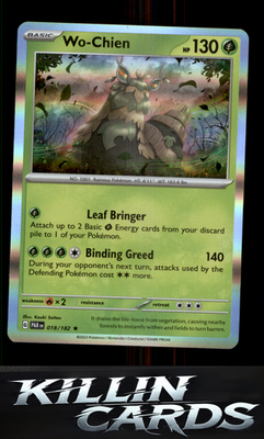 Wo-Chien 018/182 Pokemon Rare SV04: Paradox Rift Card NM