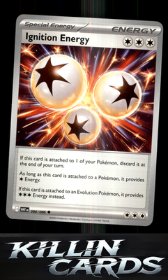 Ignition Energy 086/086 Pokemon Uncommon SV: White Flare Card NM