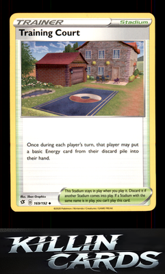 Training Court 169/192 Pokemon Uncommon SWSH02: Rebel Clash Card NM