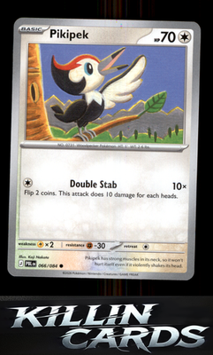 Pikipek 066/084 Pokemon Common ME05: Pitch Black Card NM