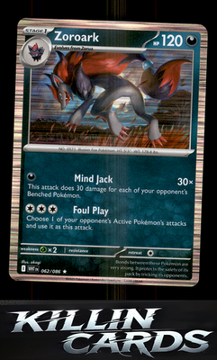 Zoroark 062/086 Pokemon Rare SV: White Flare Card NM
