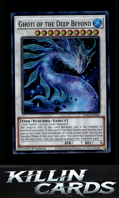 1st Edition Ghoti of the Deep Beyond RA04-EN060 YuGiOh Super Rare Quarter Centur