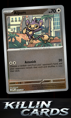 Reverse Holofoil Aipom 078/094 Pokemon Common ME02: Phantasmal Flames Card NM