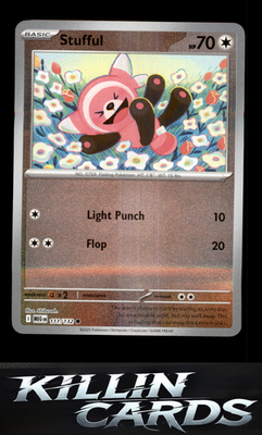 Reverse Holofoil Stufful - 111/132 111/132 Pokemon Common ME01: Mega Evolution C