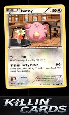 Chansey 80/119 Pokemon Common XY - Phantom Forces Card LP