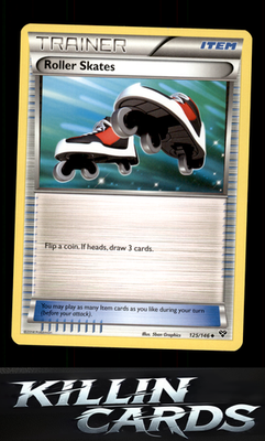 Roller Skates 125/146 Pokemon Uncommon XY Base Set Card LP