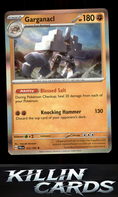 Garganacl 123/193 Pokemon Rare SV02: Paldea Evolved Card NM