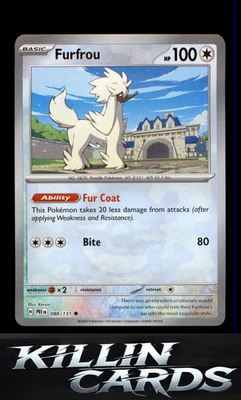 Furfrou (Poke Ball Pattern) 088/131 Pokemon Common SV: Prismatic Evolutions Card