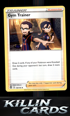 Gym Trainer 158/195 Pokemon Uncommon SWSH12: Silver Tempest Card NM