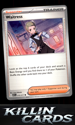 Waitress 215/217 Pokemon Common ME: Ascended Heroes Card NM