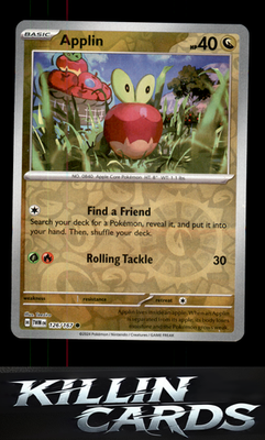 Reverse Holofoil Applin - 126/167 126/167 Pokemon Common SV06: Twilight Masquera