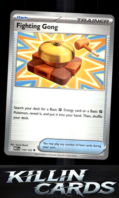 Fighting Gong - 116/132 116/132 Pokemon Uncommon ME01: Mega Evolution Card NM