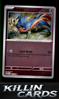 Reverse Holofoil Zacian - 045/094 045/094 Pokemon Rare ME02: Phantasmal Flames C