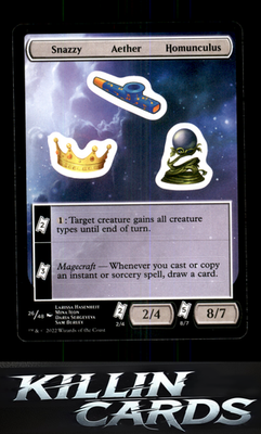 Snazzy Aether Homunculus 26 Magic T Unfinity Card NM