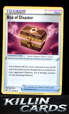 Box of Disaster 154/196 Pokemon Uncommon SWSH11: Lost Origin Card NM