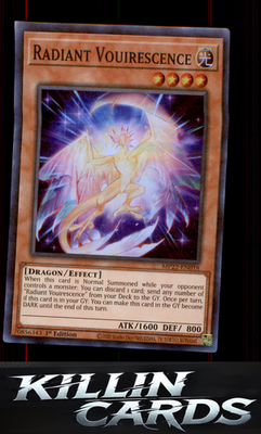 1st Edition Radiant Vouirescence MP22-EN018 YuGiOh Super Rare 2022 Tin of the Ph