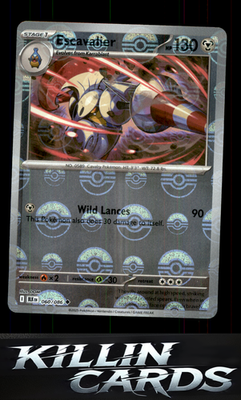 Escavalier (Poke Ball Pattern) 060/086 Pokemon Common SV: Black Bolt Card NM