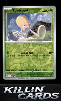 Reverse Holofoil Toedscool - 024/198 024/198 Pokemon Common SV01: Scarlet & Viol