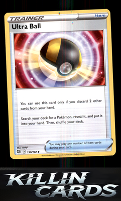 Ultra Ball 150/172 Pokemon Uncommon SWSH09: Brilliant Stars Card NM