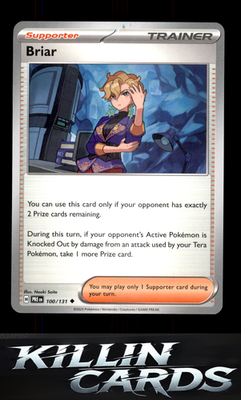 Briar (Poke Ball Pattern) 100/131 Pokemon Uncommon SV: Prismatic Evolutions Card