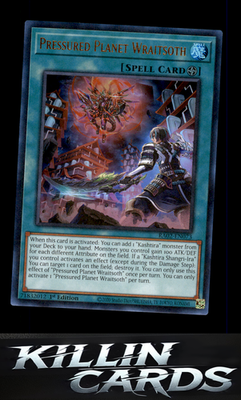 1st Edition Pressured Planet Wraitsoth RA02-EN073 YuGiOh Super Rare 25th Anniver