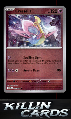 Reverse Holofoil Cresselia 039/094 Pokemon Uncommon ME02: Phantasmal Flames Card