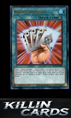 1st Edition Royal Straight BLCR-EN002 YuGiOh Ultra Rare Battles of Legend: Cryst