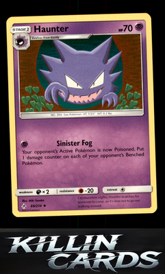 Haunter 69/214 Pokemon Uncommon SM - Unbroken Bonds Card NM