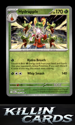 Reverse Holofoil Hydrapple - 018/182 018/182 Pokemon Rare SV10: Destined Rivals